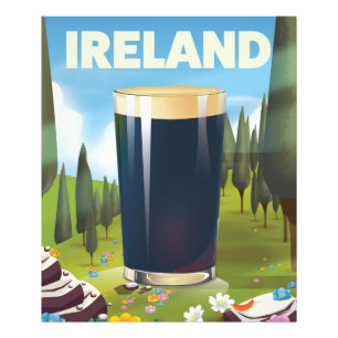 Foto Poster de viagens de impressão da Irlanda