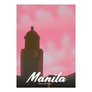 Foto poster de viagens de Manila Filipinas.