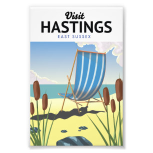 Foto Poster de viagens de praia East Sussex