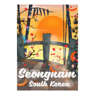 Foto Poster de viagens de Seongnam Coreia do Sul