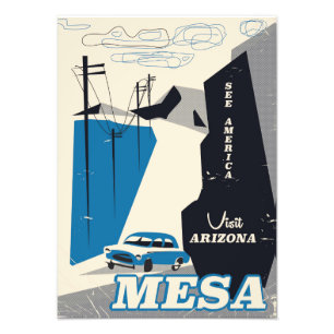 Foto Poster de viagens do estilo do vintage da arizona