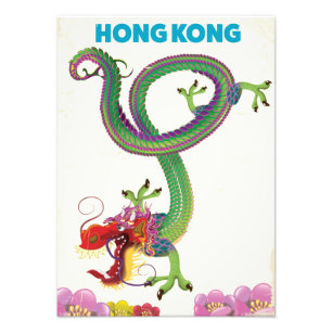 Foto Poster de viagens do estilo Hong Kong Vintage