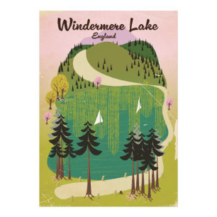 Foto poster de viagens do lago windermere