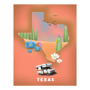 Foto poster de viagens do Texas