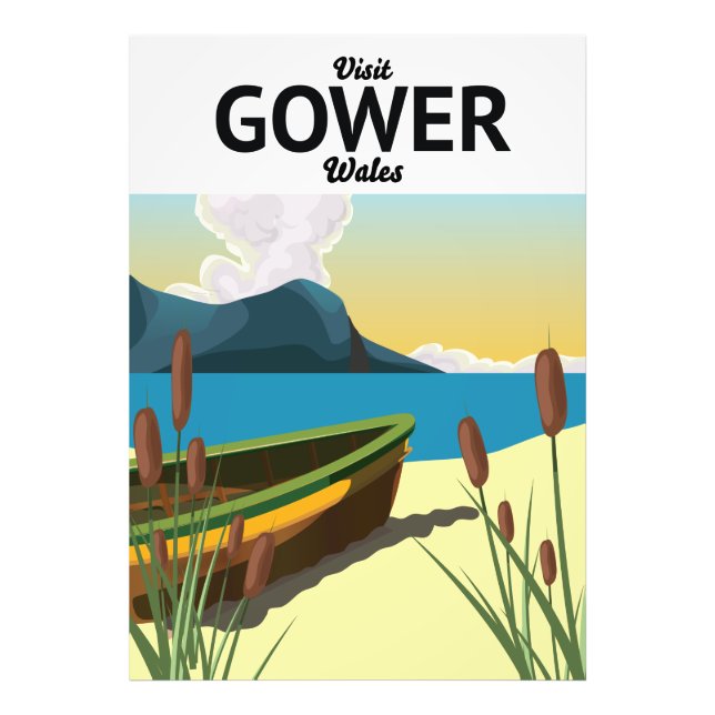 Foto Poster de viagens Gower Wales (Frente)