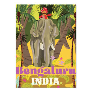 Foto poster de viagens indiano de Bengaluru