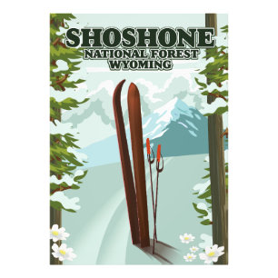 Foto Poster de viagens Nacional de Esqui Florestal Shos