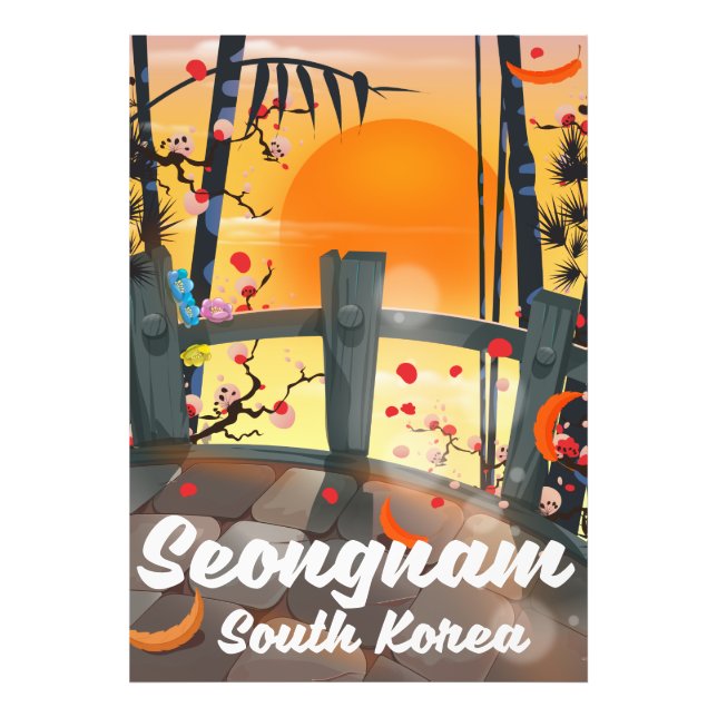 Foto Poster de viagens Seongnam Coreia do Sul (Frente)