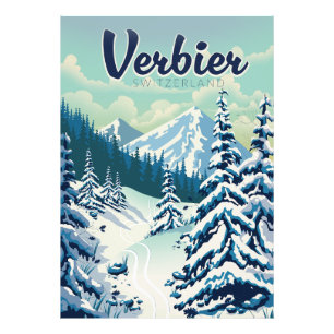 Foto Poster de viagens Verbier Suiça