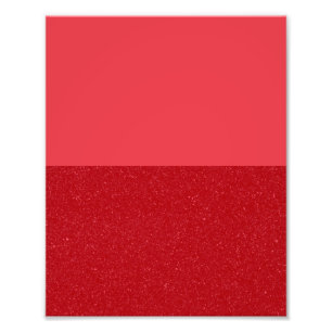 Foto Pôster Dividido Vermelho Tomate Personalizado: Lis