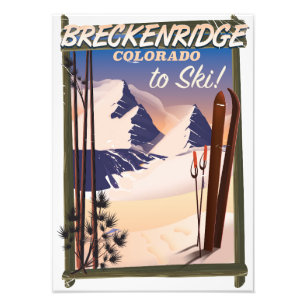 Foto Poster do esqui de Breckenridge, Colorado