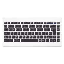 Poster do teclado do computador