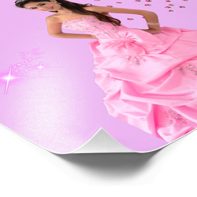 Foto Póster happy birthday, quinceañera (Borda)