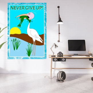 Foto Poster Inspiracional Engraçado de Sapo