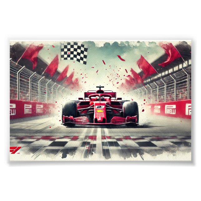 Foto poster met formule 1 (Frente)