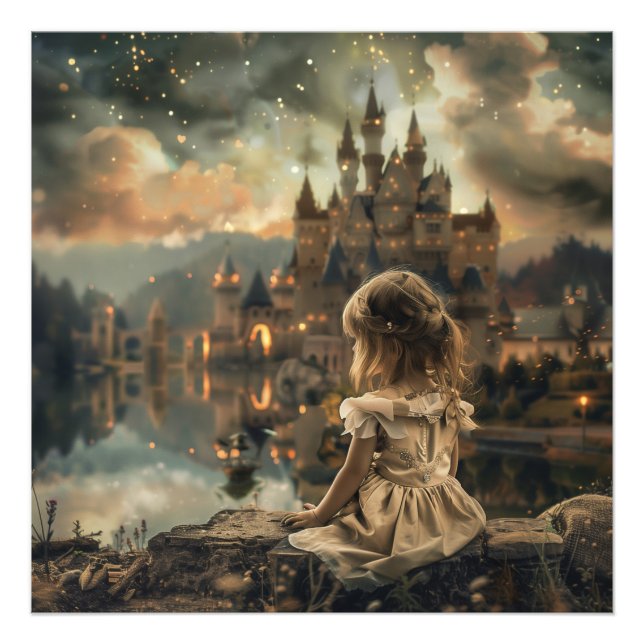 Foto Poster met Princess Elly - Magisch Wanddecor  (Frente)