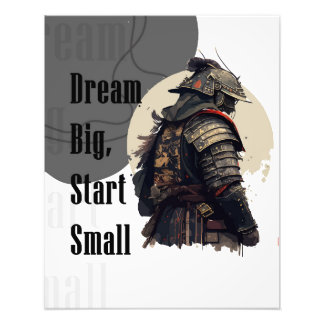 Foto Poster motivacional Samurai