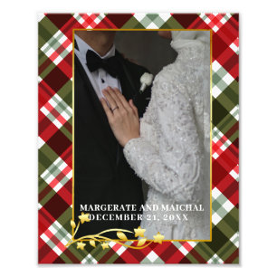 Foto Pôster Plaid Christmas 1 Photo Casados e Alegres