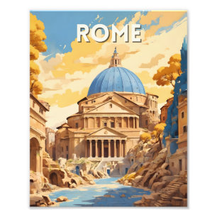 Foto poster viagens vintage   Poster de viagens Roma