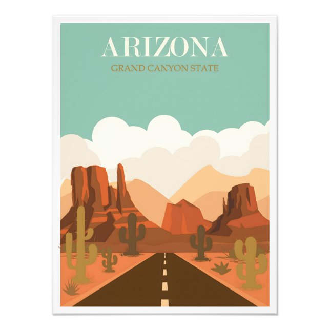 Foto poster vintage arizona (Frente)