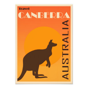 Foto Poster vintage Canberra