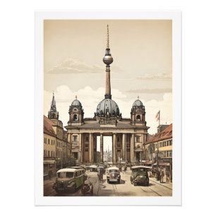 Foto Poster vintage de Berlim