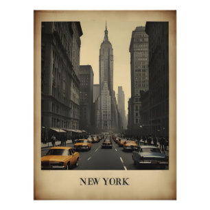 Foto Poster vintage de Nova Iorque