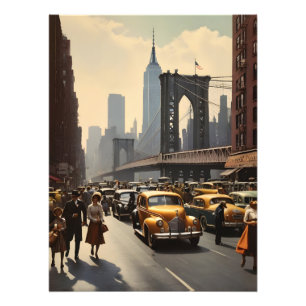 Foto Poster vintage de Nova Iorque