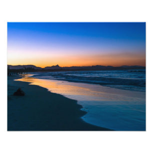 Foto Praia de Belongil logo após o pôr do sol, Byron Ba