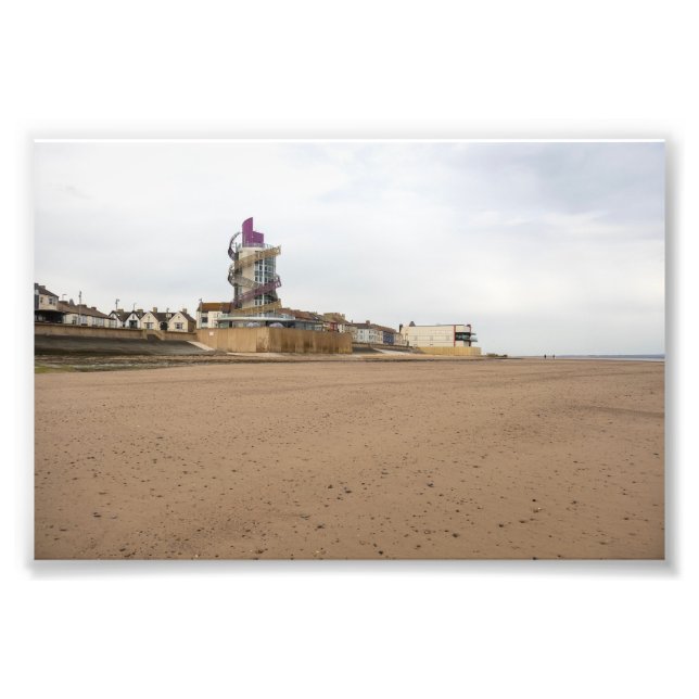 Foto Praia de Redcar e Beacon (Frente)