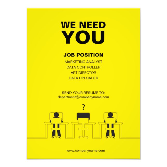 Foto Precisamos De Você | Vaga de emprego em segundo pl (Frente)