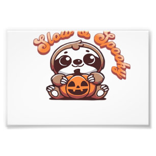 Foto Preguiça de Halloween Lento e Assustadoramente Fof