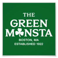 Presente de beisebol Green Monsta Boston Green Mon