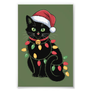 Foto Presente de Gatinho de Natal para Amante de Gato P