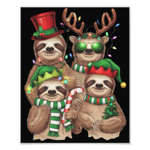 Foto Presente de Natal de Preguiça Feliz Slothmas Amant