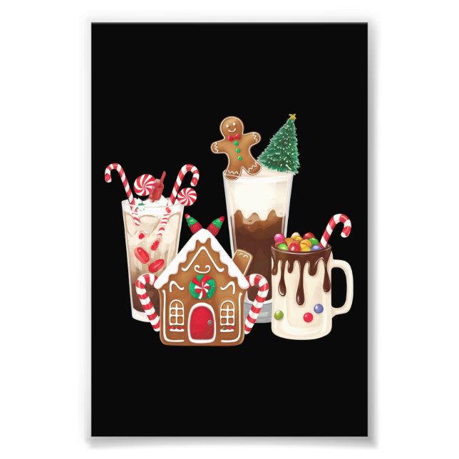 Foto Presente de Natal para Amante de Café de Pão de Me (Frente)