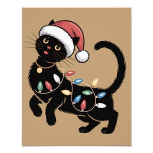 Foto Presente de Natal para Mãe Amante de Gato Preto Fo