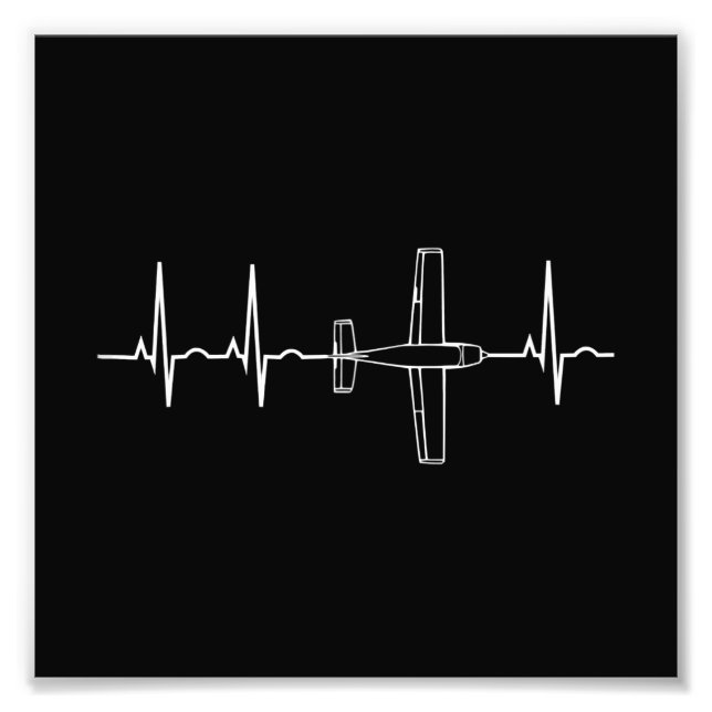 Foto Presente do Coração do Céu Voador do Piloto Vintag (Frente)