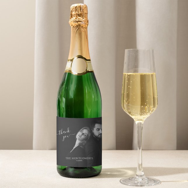 Foto Preta e Branca de Caligrafia Elegante Moderna (Criador carregado)