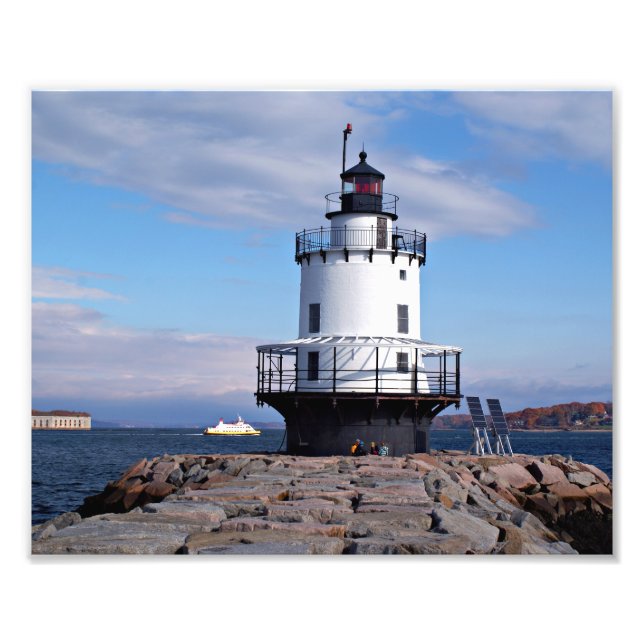 Foto Primavera Point Ledge Light, Maine Photo (Frente)