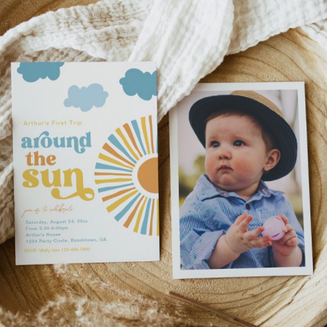 Foto Primeira Viagem Em Torno Do Convite Sun (Criador carregado)