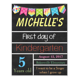 Foto Primeiro dia do sinal da escola, sinal do quadro,