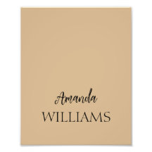 Primeiro Sobrenome Elegante de Trendação Negra | T