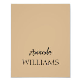 Foto Primeiro Sobrenome Elegante de Trendação Negra | T