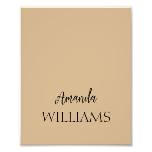 Foto Primeiro Sobrenome Elegante de Trendação Negra   T