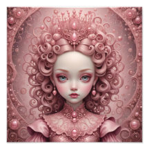 Princesa Rosa Mark Ryden Style Art Poster Impressã