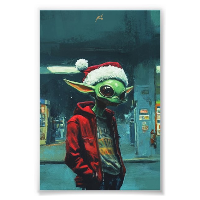 Foto Print Natal Alien (Frente)