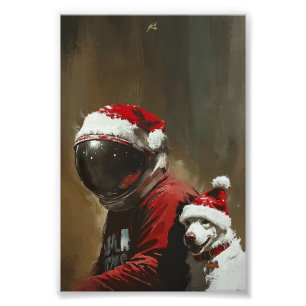Foto Print Natal Astronauta