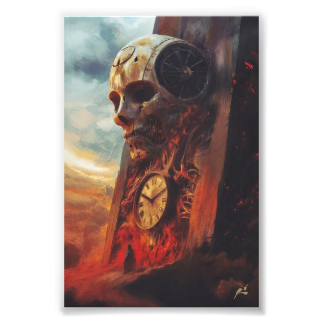 Foto Print O Relógio e a Mortalha (Frente)