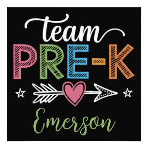 Foto Professor da Equipe de Nome Personalizado Pré-K Pr